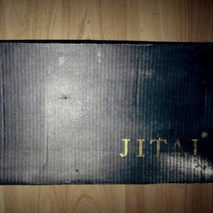 SIZE 11 Black Suede w/ Red Inside Slip-On Jitai Italian Shoes In The Box